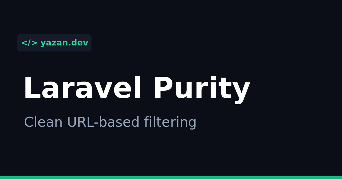Simplifying Laravel Filtering with the Purity Package