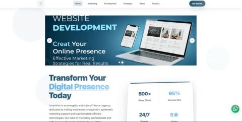 Levantrise — Agency Website